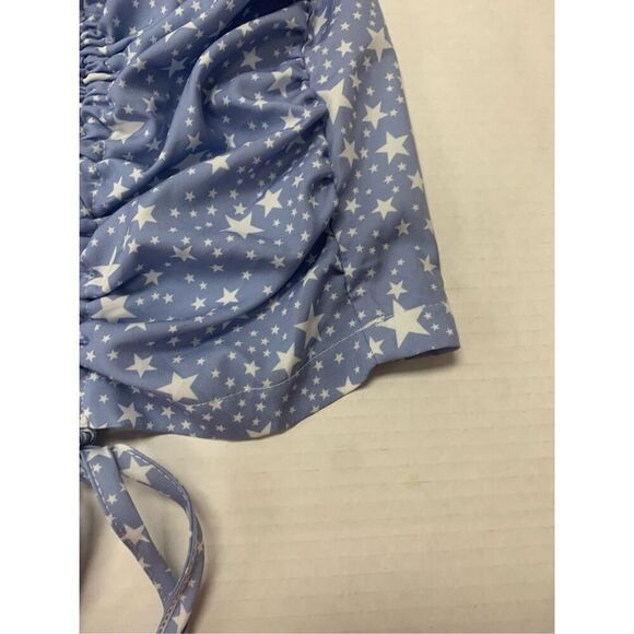 Star Patterned Ruched Skirt - Picture 2 of 5